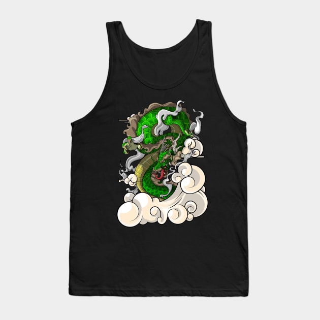 Dragon Tank Top by CheMaik